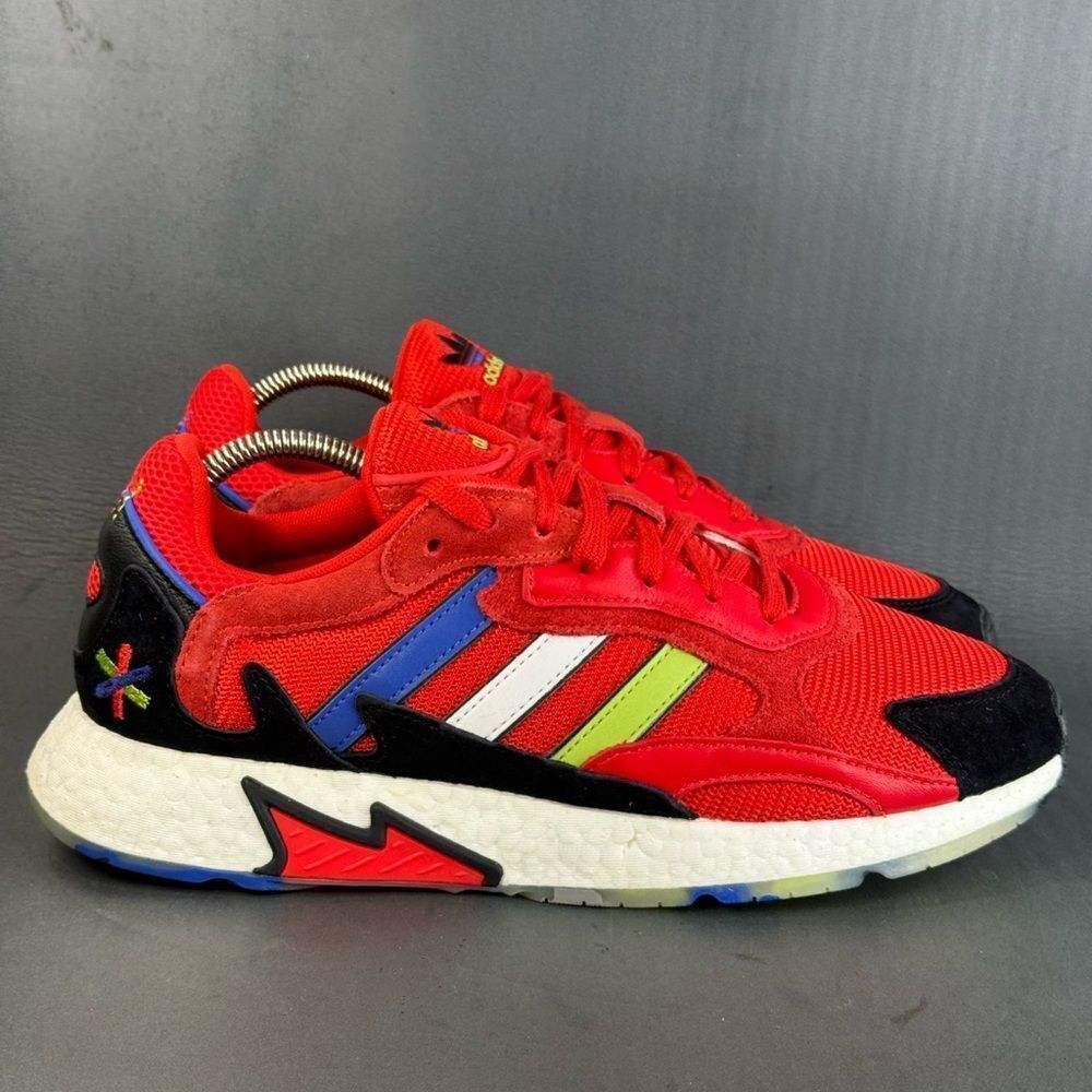 adidas Tresc Run Asterisk Collective Red athletic sneaker shoes men's size 10